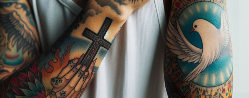 Catholic religious tattoos